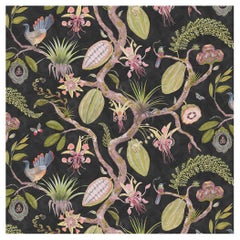 Theobroma Tree of Life Leaf on Slate Wallpaper