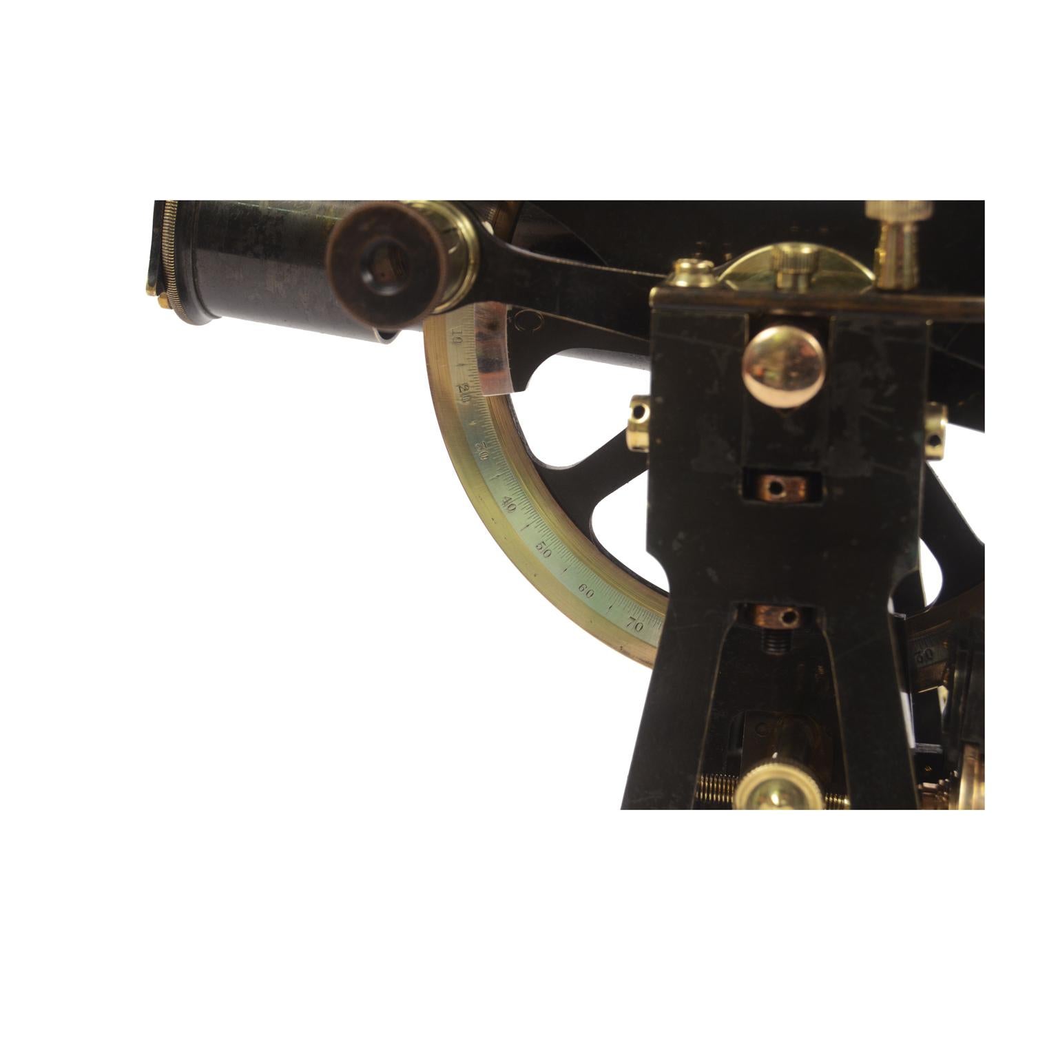 Theodolite of Burnished Brass Signed Casella Second Half of the 19th Century 6