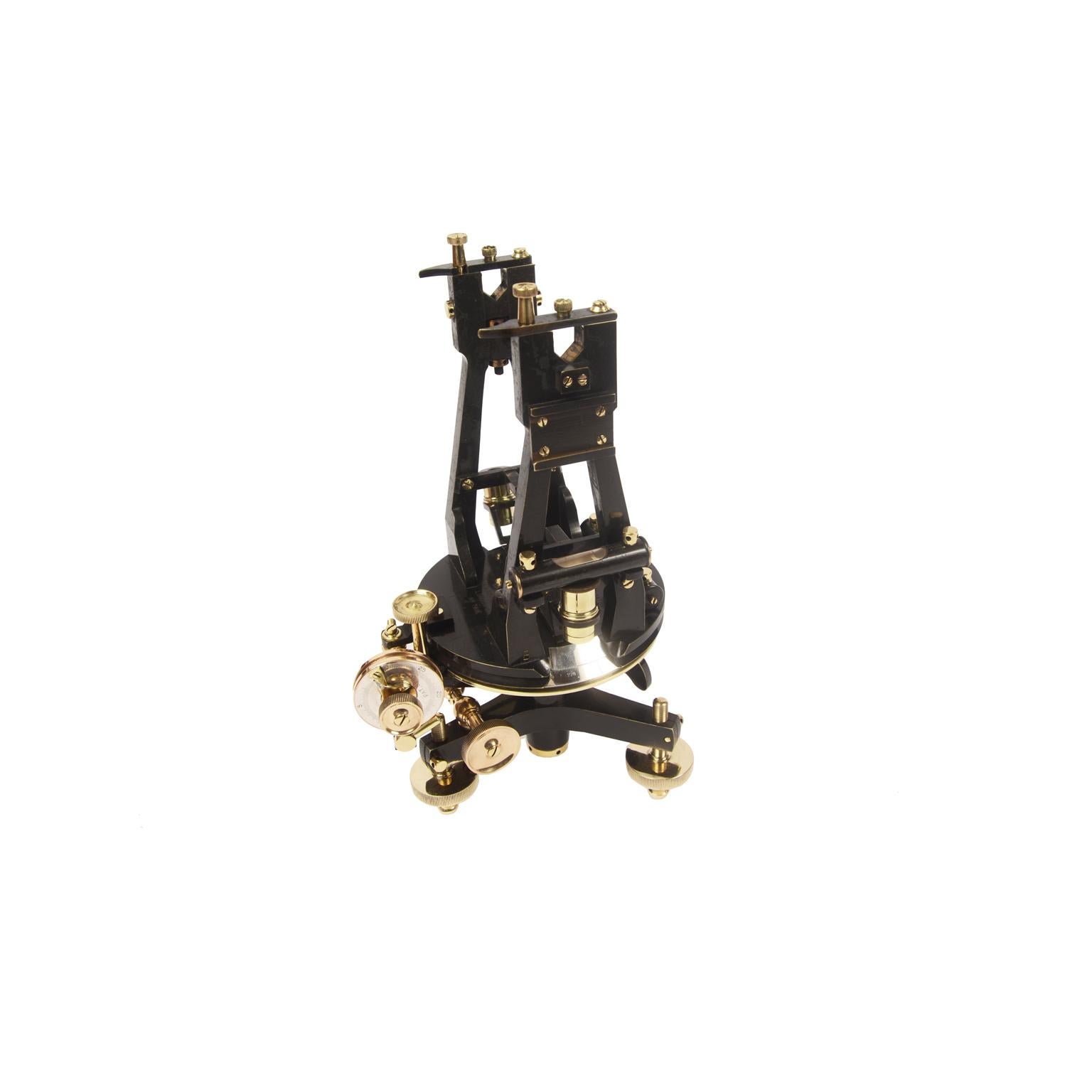 Theodolite of Burnished Brass Signed Casella Second Half of the 19th Century 4