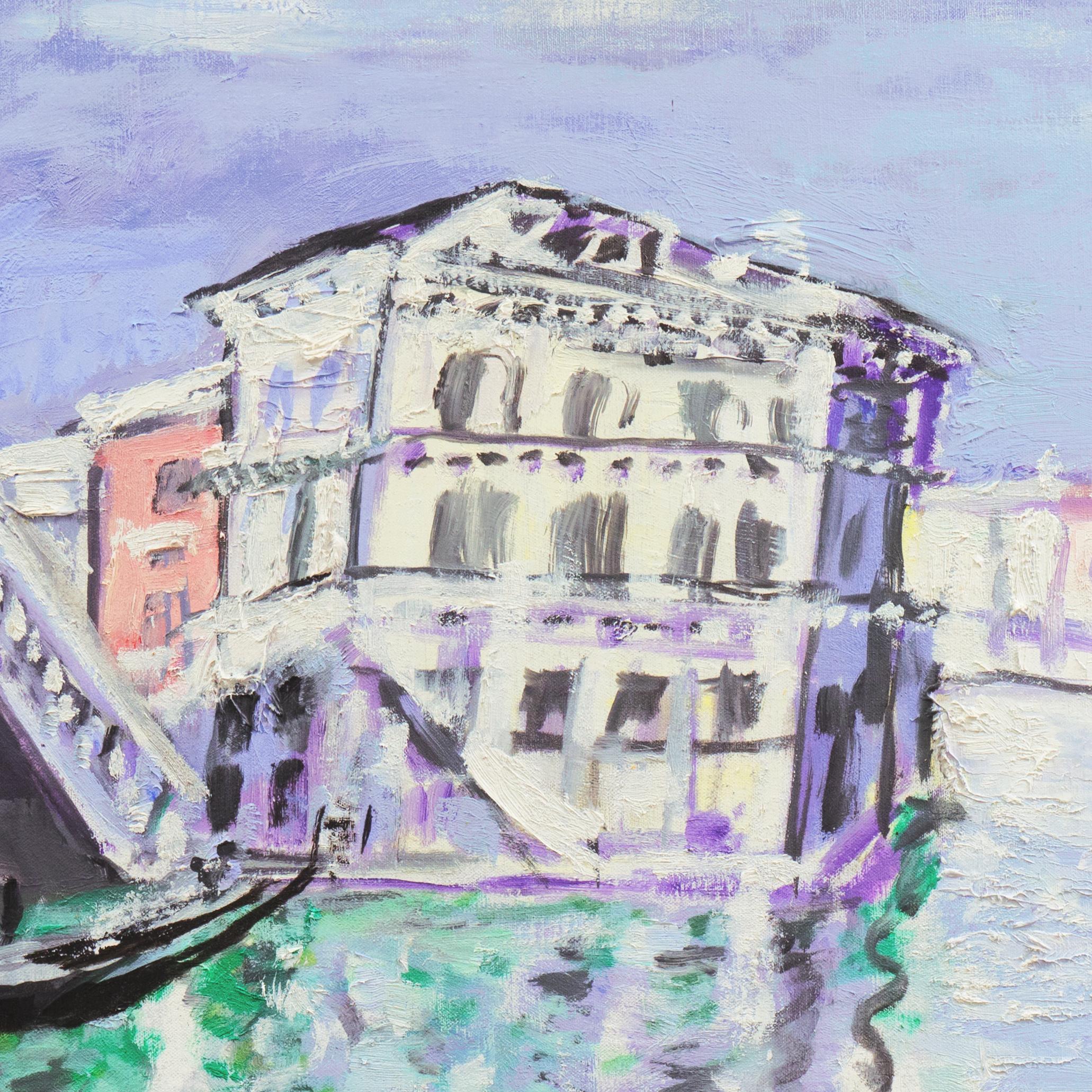 'The Grand Canal', Venetian Vedute, Post-Impressionist, Royal Academy, Benezit For Sale 1