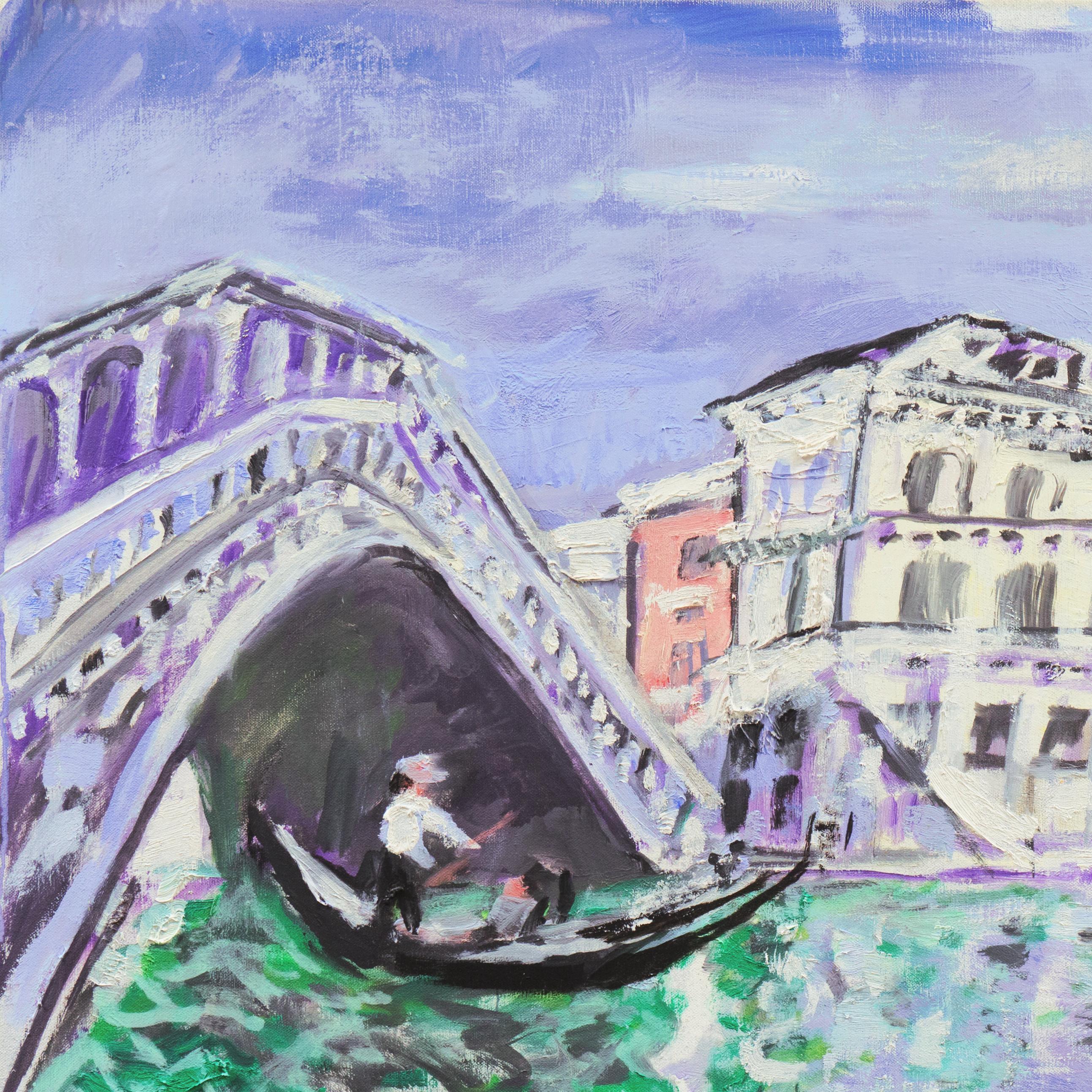 'The Grand Canal', Venetian Vedute, Post-Impressionist, Royal Academy, Benezit For Sale 3