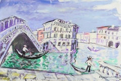 El Gran Canal', Vedute veneciana, Postimpresionista, Royal Academy, Benezit