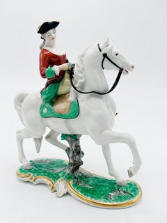 Theodor Kärner figure Hunting rider pincess MARGARETHE V. Thurn and Taxis.