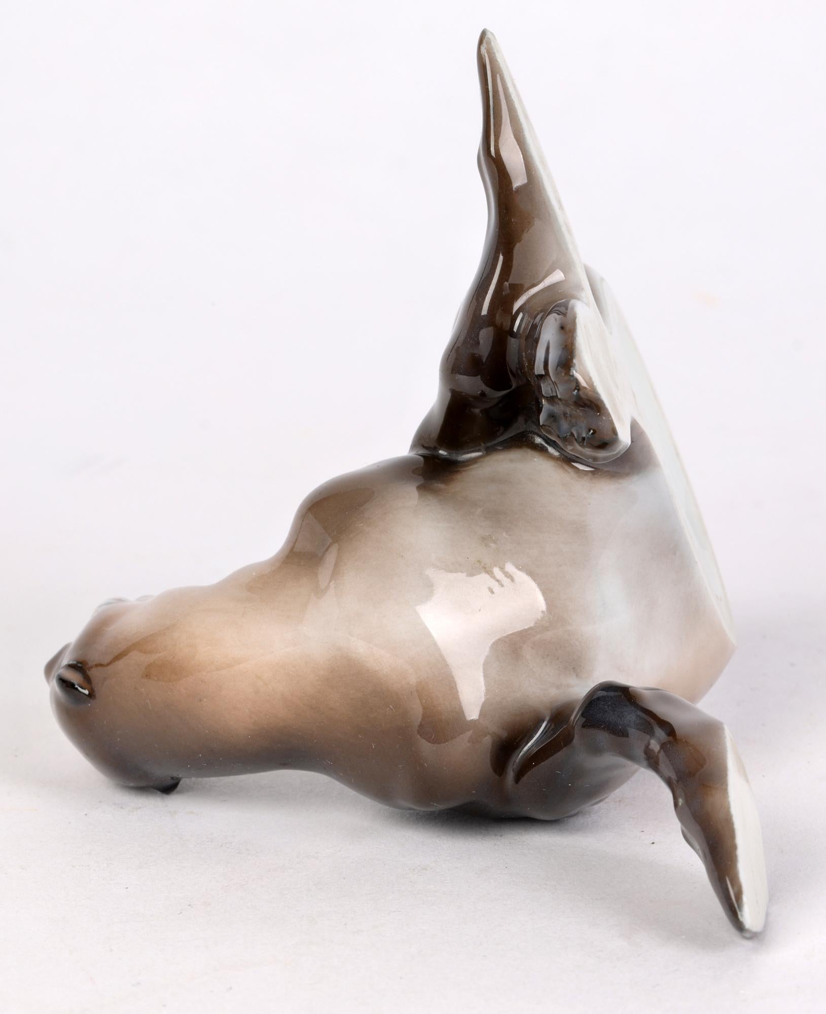 Theodor Karner for Rosenthal Handmade Porcelain Sealion Figure   3