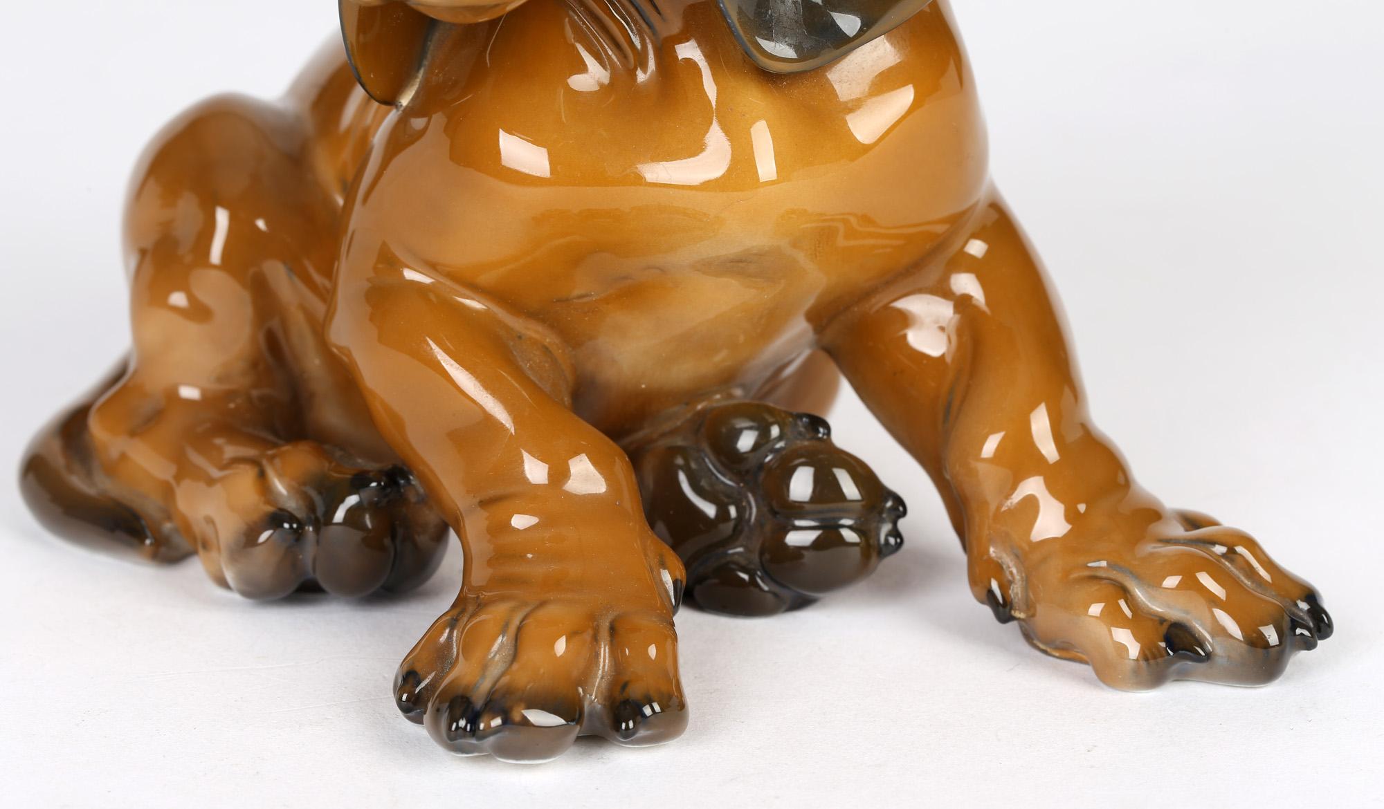 Theodor Karner For Rosenthal Porcelain Dachshund Puppy Figure 2