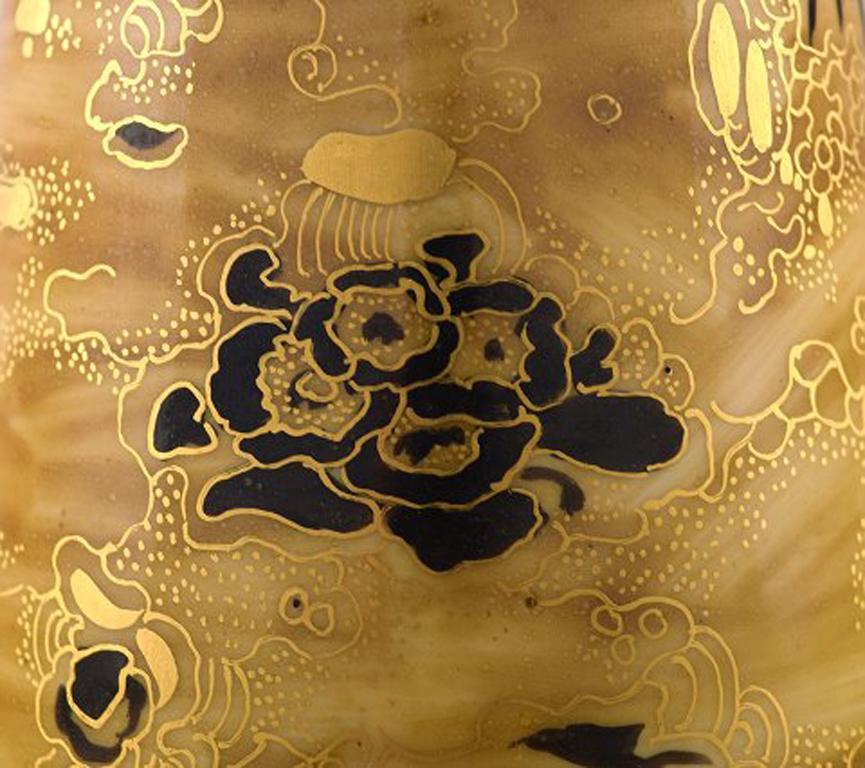 Theodor Larsen for Royal Copenhagen, a Pair of Porcelain Vases, Japanism For Sale 2