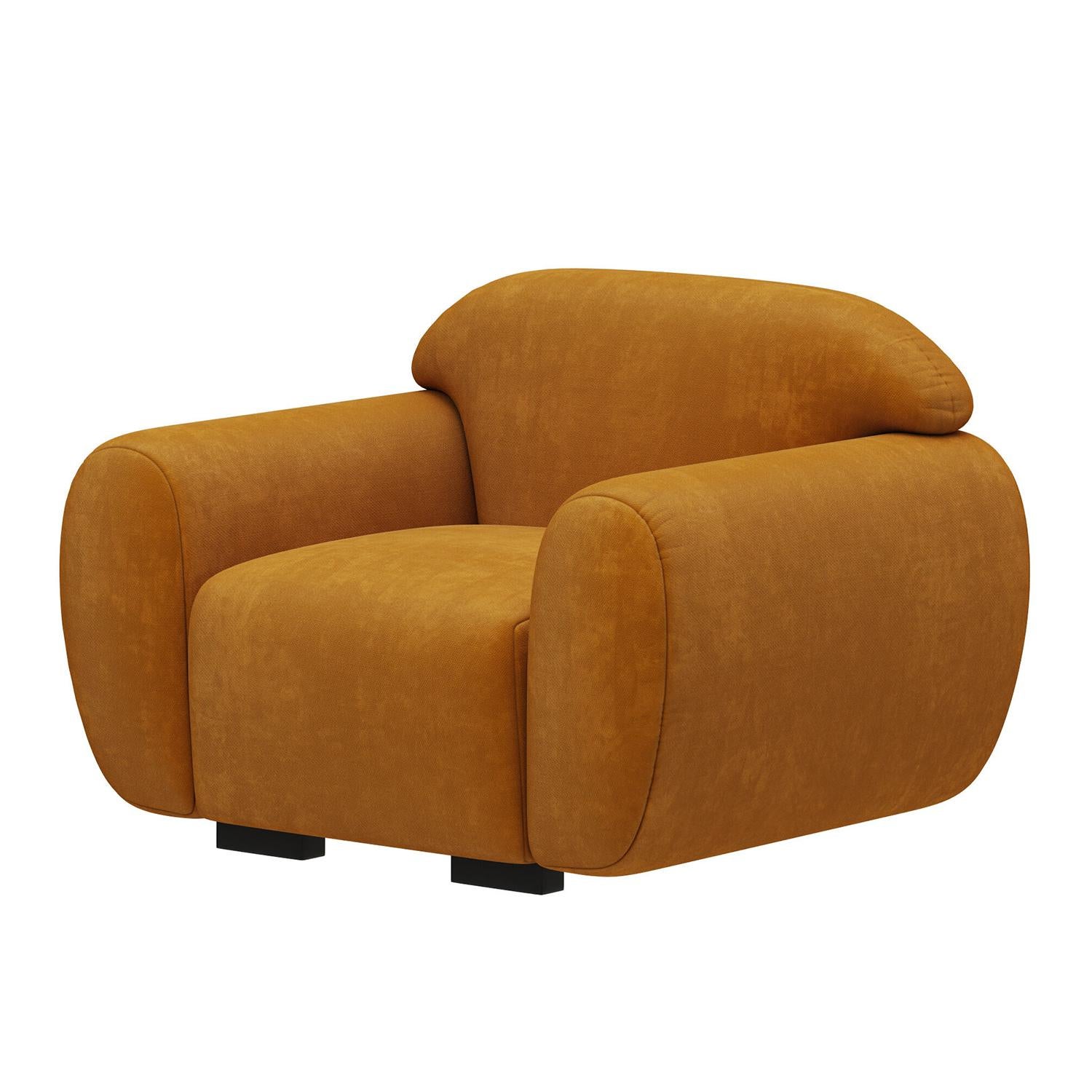 armchair with stool