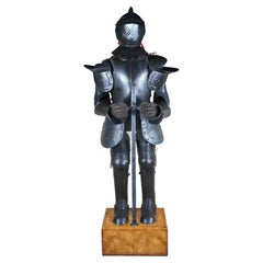 Theodore Alexander 16th Century Style German Hammered Bronze Suit Armour Knight