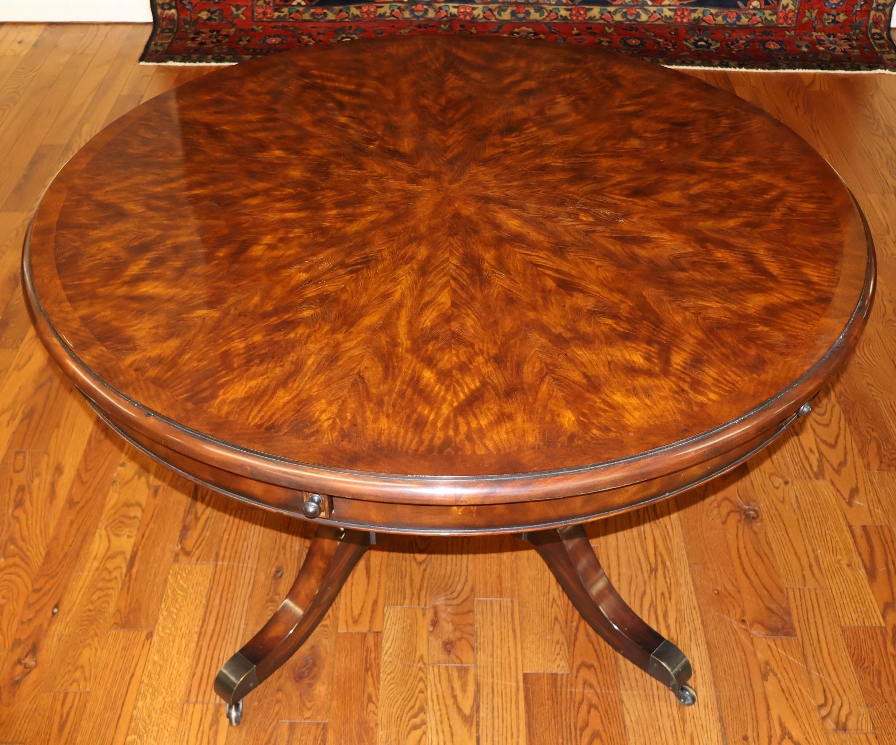 Theodore Alexander 5405-082 Brook Street Expanding Perimeter Round Dining Table en vente 12