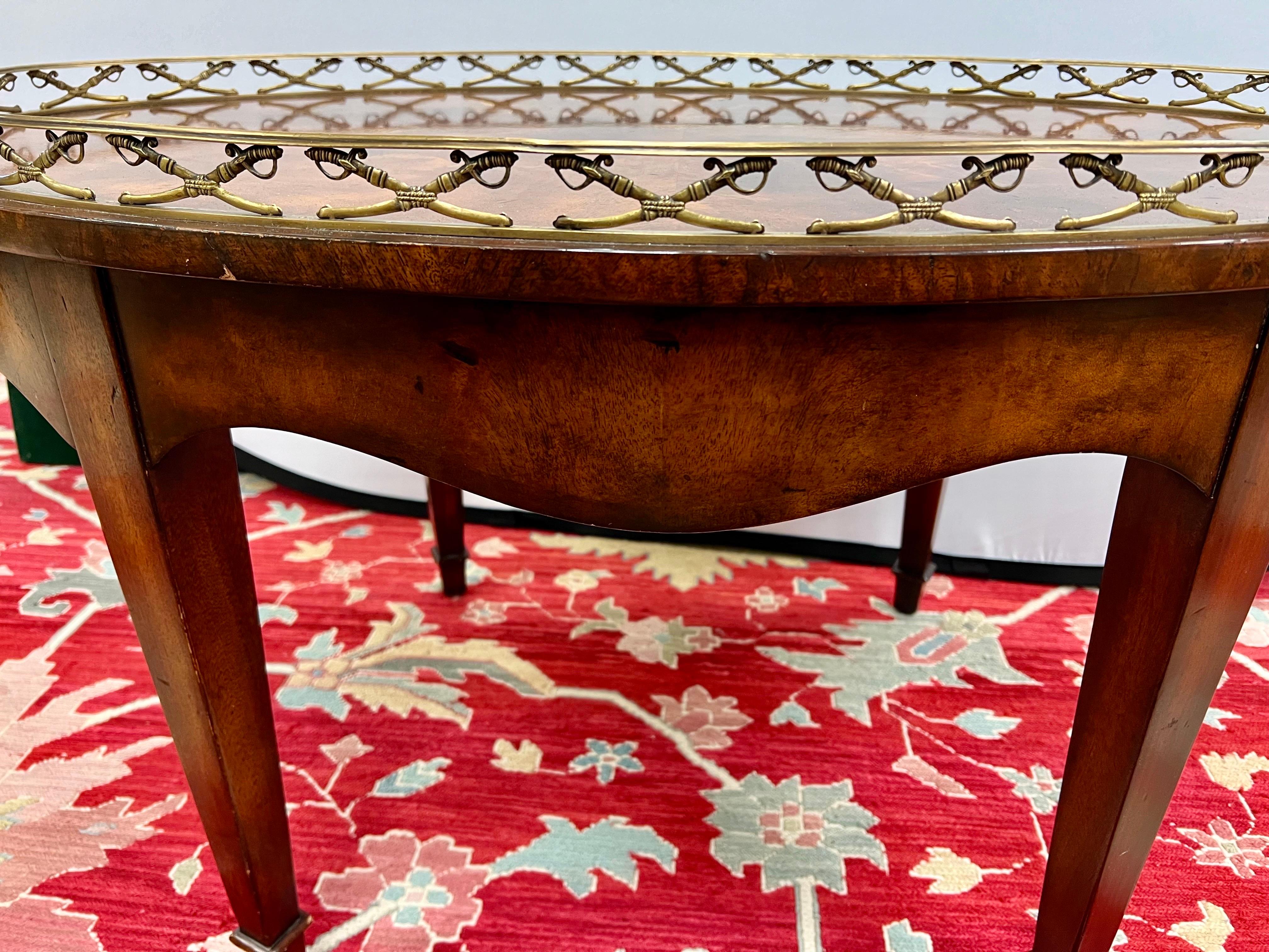 Theodore Alexander Althorp Cocktail Coffee Table In Good Condition In West Hartford, CT
