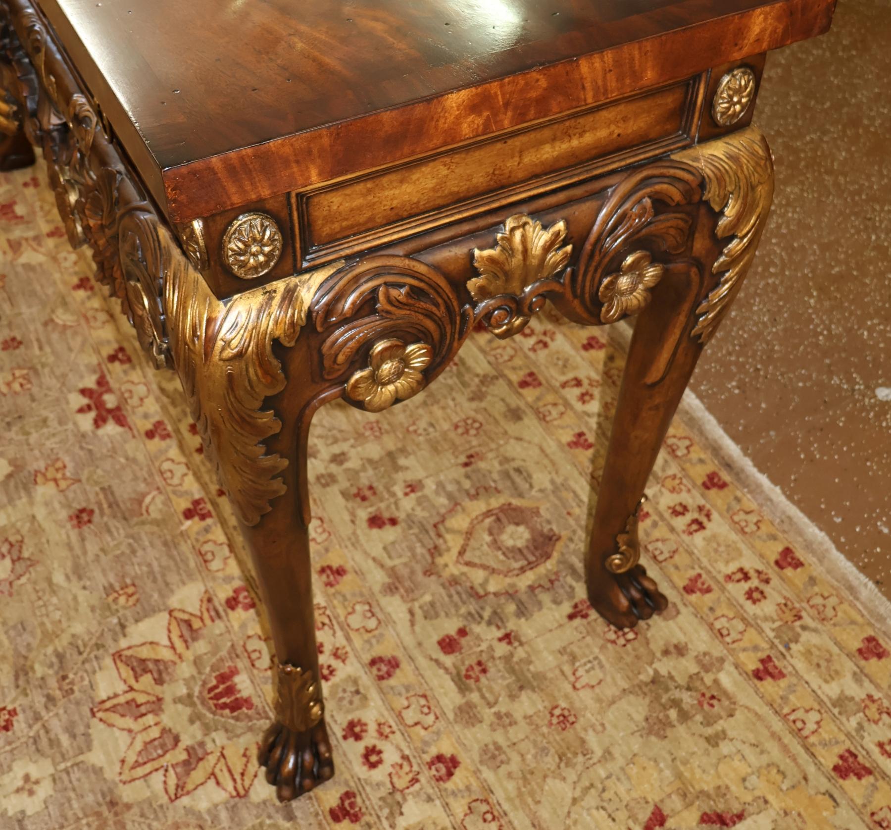 Theodore Alexander Althorp Mahogany Carved George II Buffet Server Sideboard For Sale 7