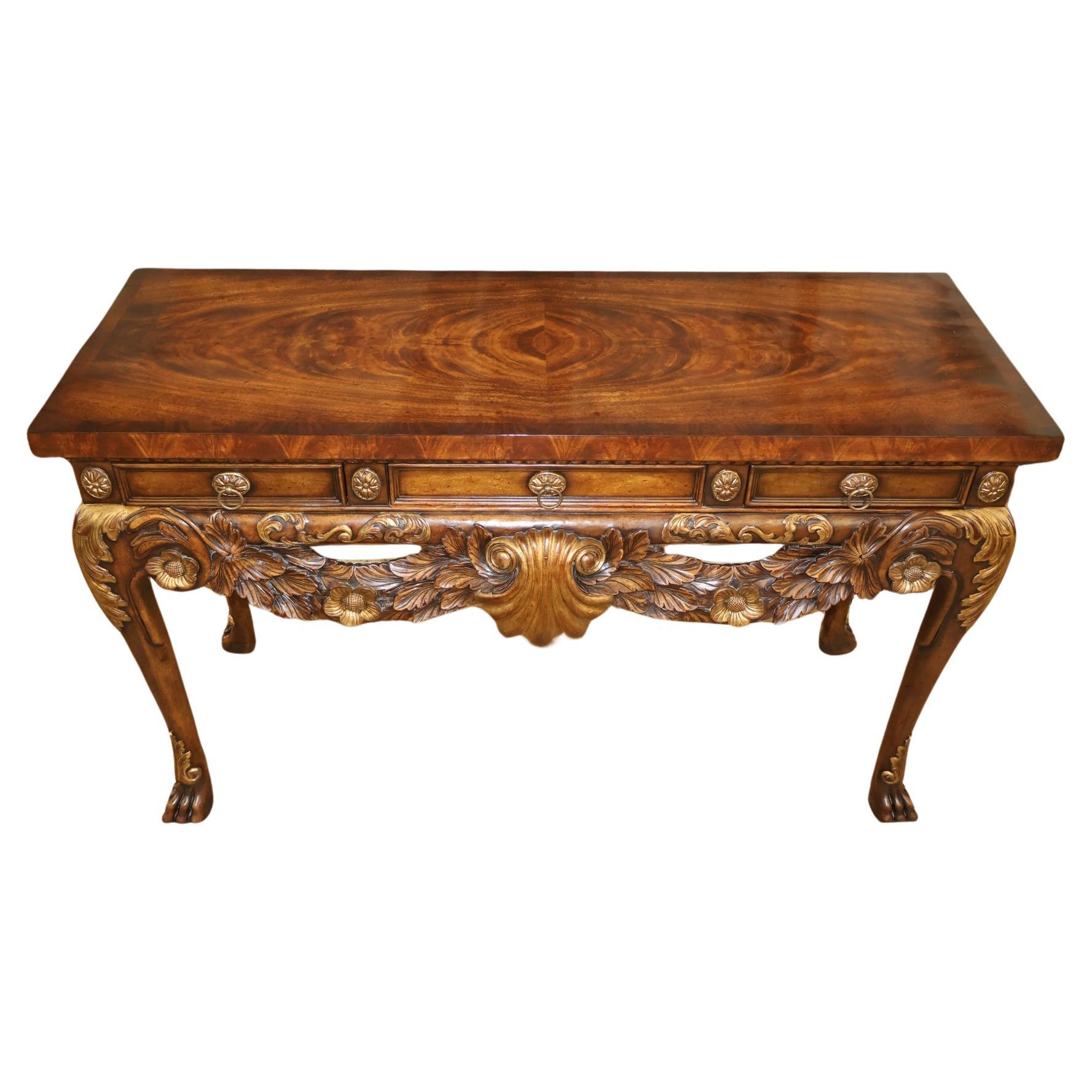 Theodore Alexander Althorp Mahogany Carved George II Buffet Server Sideboard For Sale