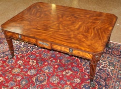 Theodore Alexander Althorp Mahogany Regency Style Cocktail Coffee Table