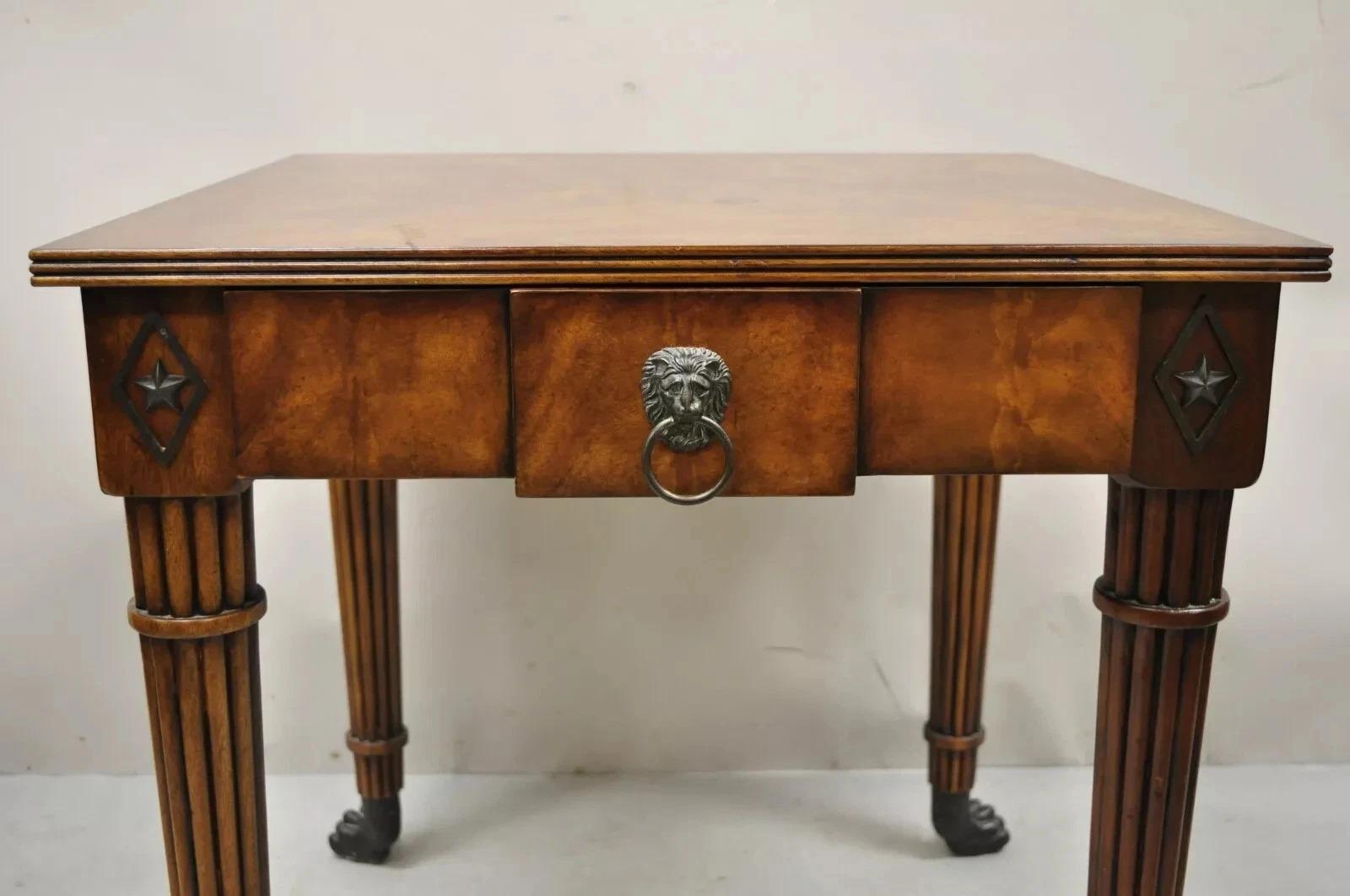 Theodore Alexander Althorp Regency Mahogany One Drawer Side Table A L50046 For Sale 6