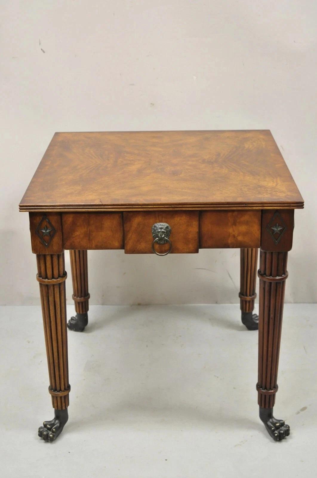 Theodore Alexander Althorp Regency Mahogany One Drawer Side Table A L50046 For Sale 7