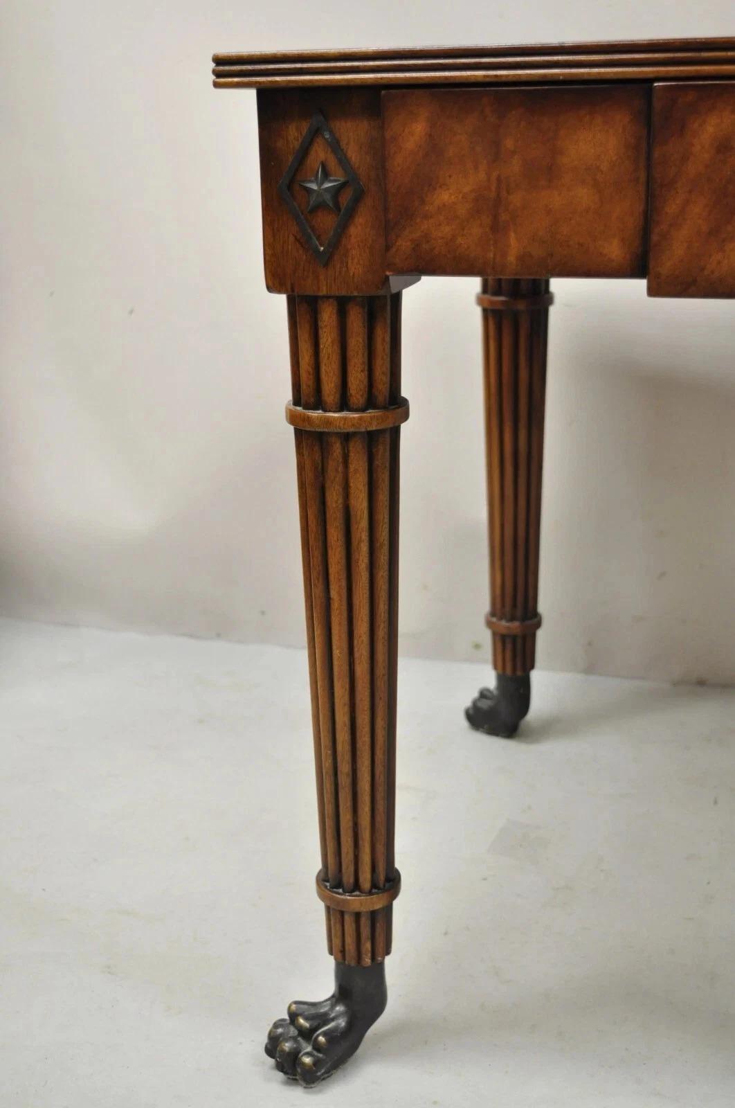 20th Century Theodore Alexander Althorp Regency Mahogany One Drawer Side Table A L50046 For Sale