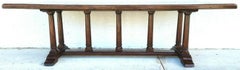Theodore Alexander Antiqued Mahogany Rectangular Dining Table