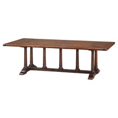 Theodore Alexander Antiqued Mahogany Rectangular Dining Table