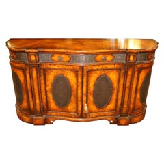 Theodore Alexander Armoury Collection Burled & Metal Buffet Server Sideboard