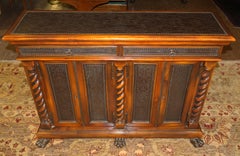 Theodore Alexander Armoury Collection Metal & Mahogany Server Sideboard Console
