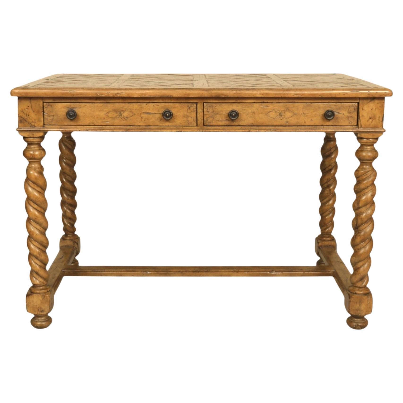 Theodore Alexander Barley Twist Desk For Sale