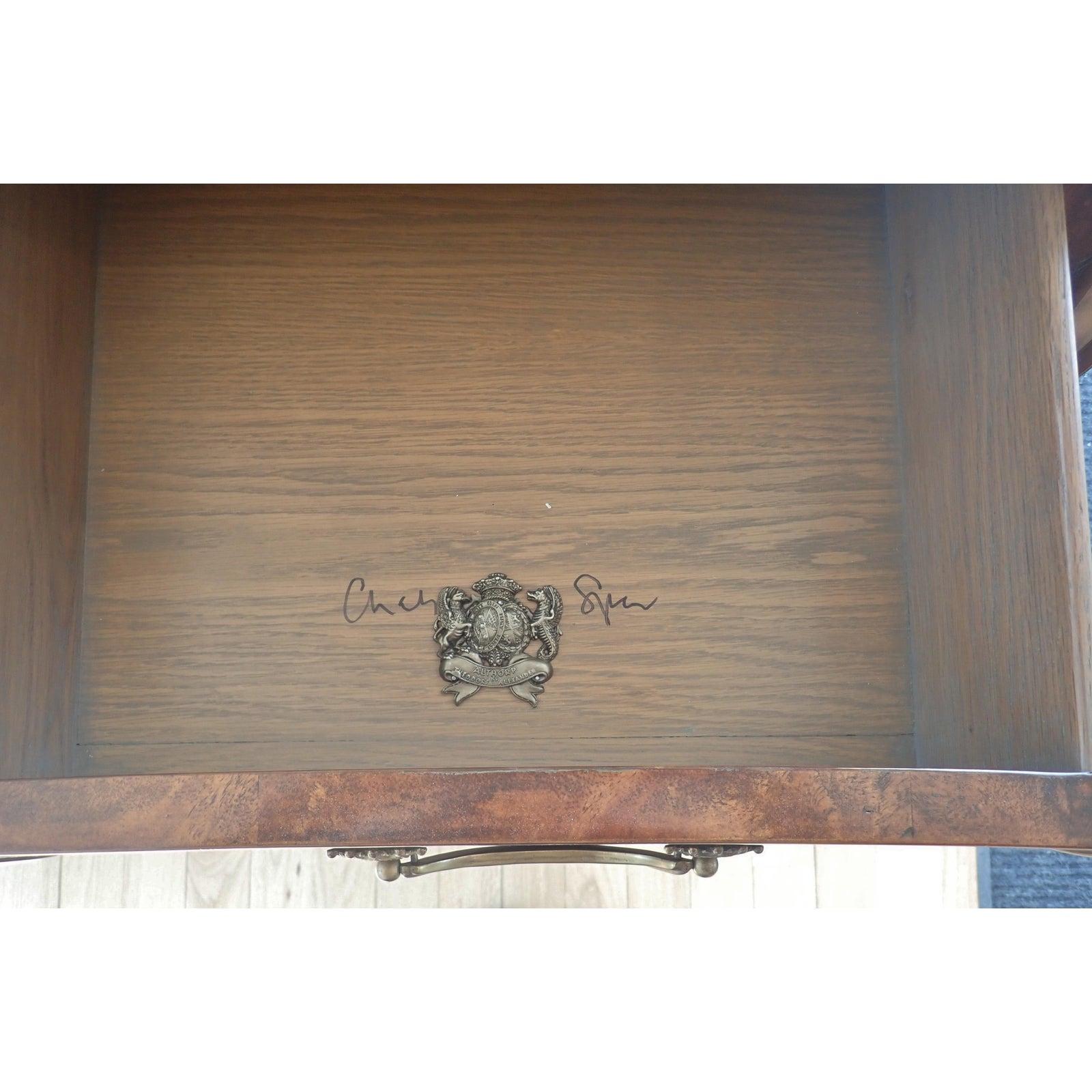 Hand-Carved Bombay Front Chest of Draws By Theodore Alexander 