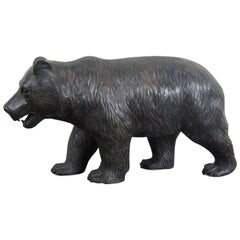 Theodore Alexander Bronze Bear Statue Sculpture 101-287