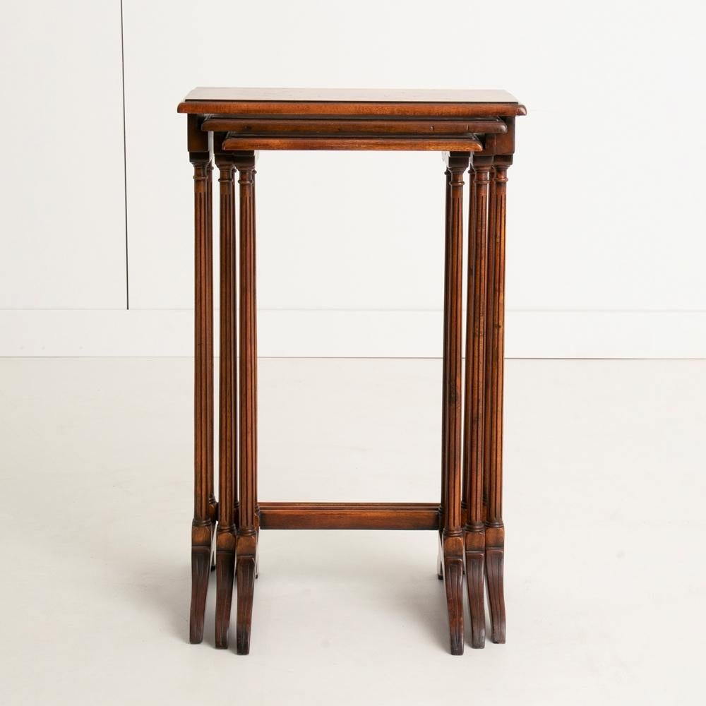 Theodore Alexander burr walnut nest of tables

Side tables.