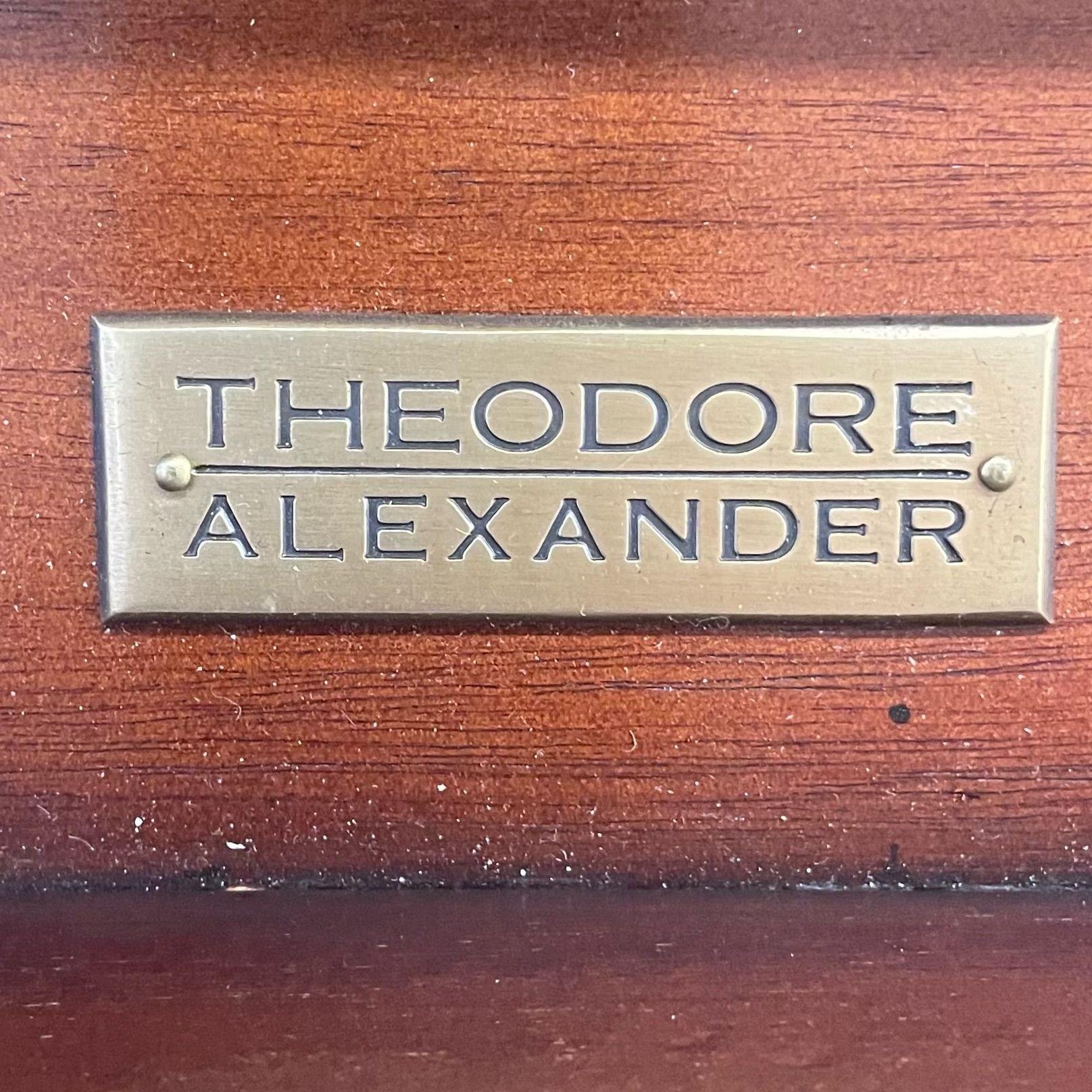 Theodore Alexander Campaign Style Coffee, Cocktail Table, Mahogany and Brass 10