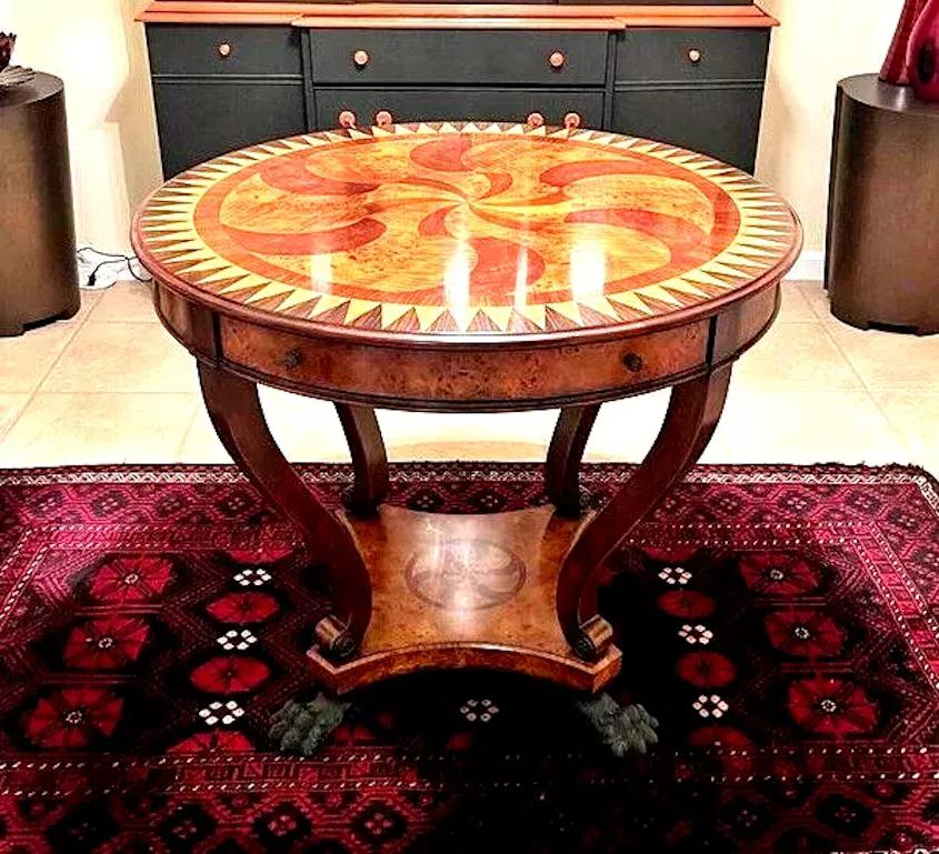 Theodore Alexander Center Table Swirling Teardrops For Sale 2