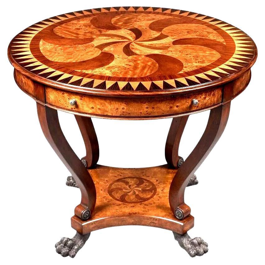 Table centrale Theodore Alexander Gouttes d'eau tourbillonnantes