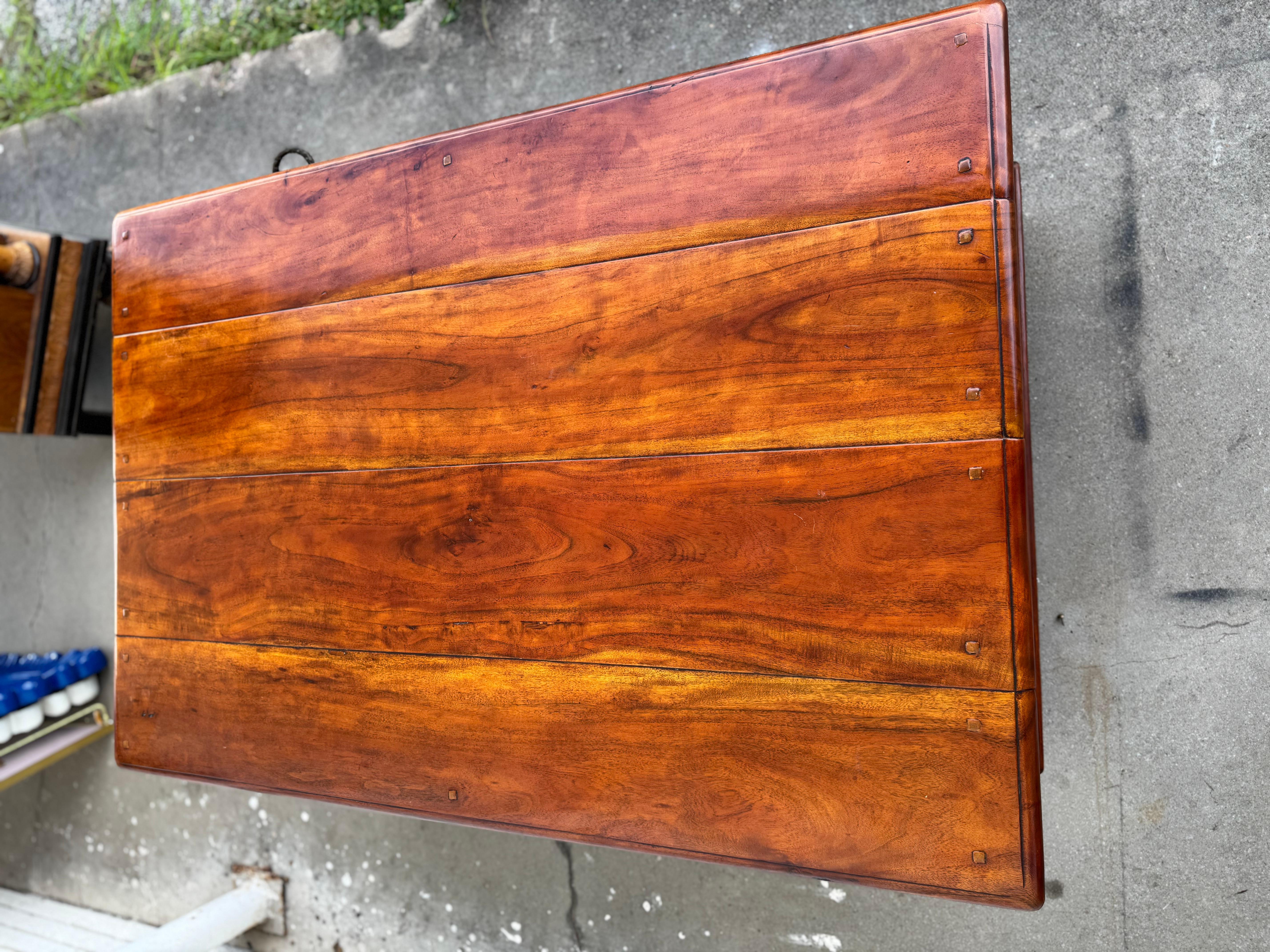 American Theodore Alexander Cherrywood Coffee Table For Sale