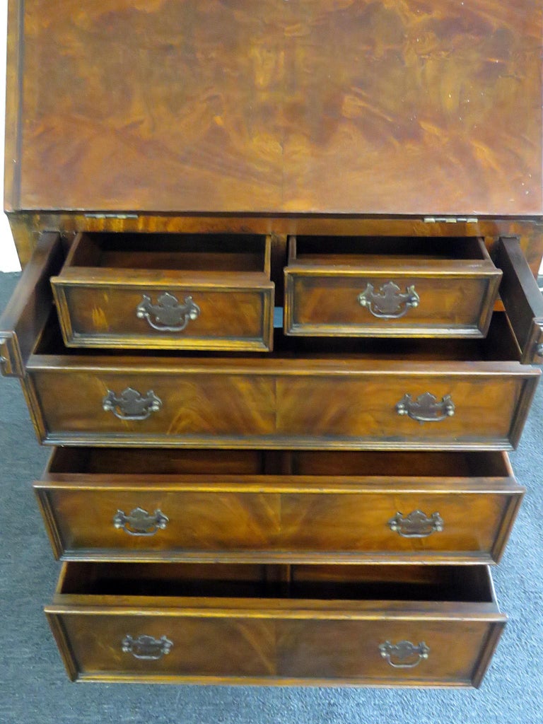Theodore Alexander Chippendale Style Secretary Desk For Sale at 1stDibs