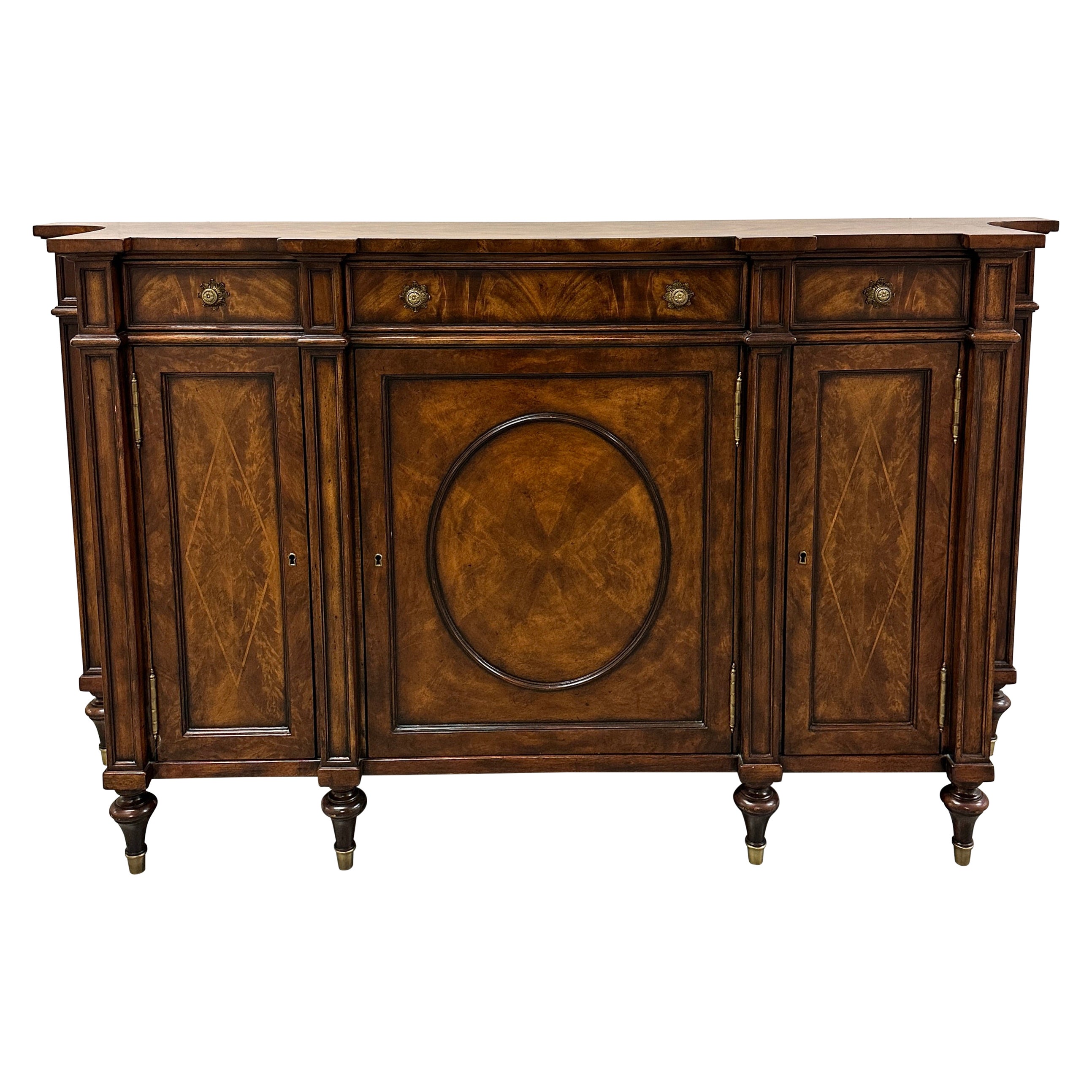 Theodore Alexander Concave Side Cabinet Sideboard