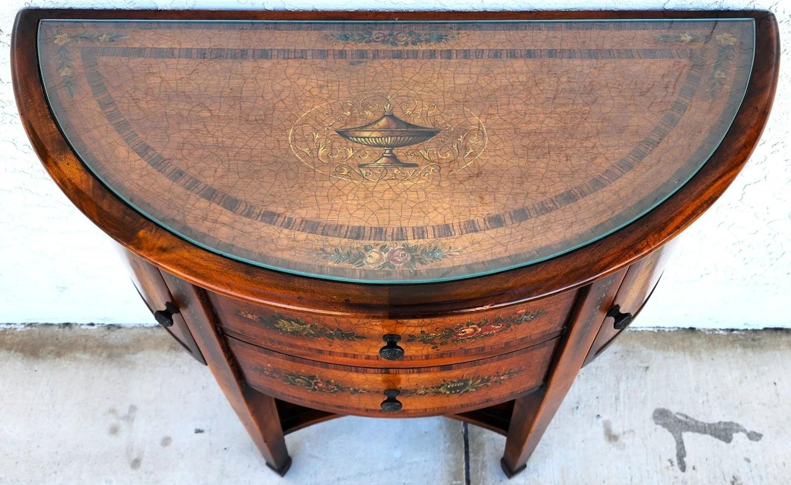Theodore Alexander Demilune Mesa Consola Aparador Armario Regencia en venta