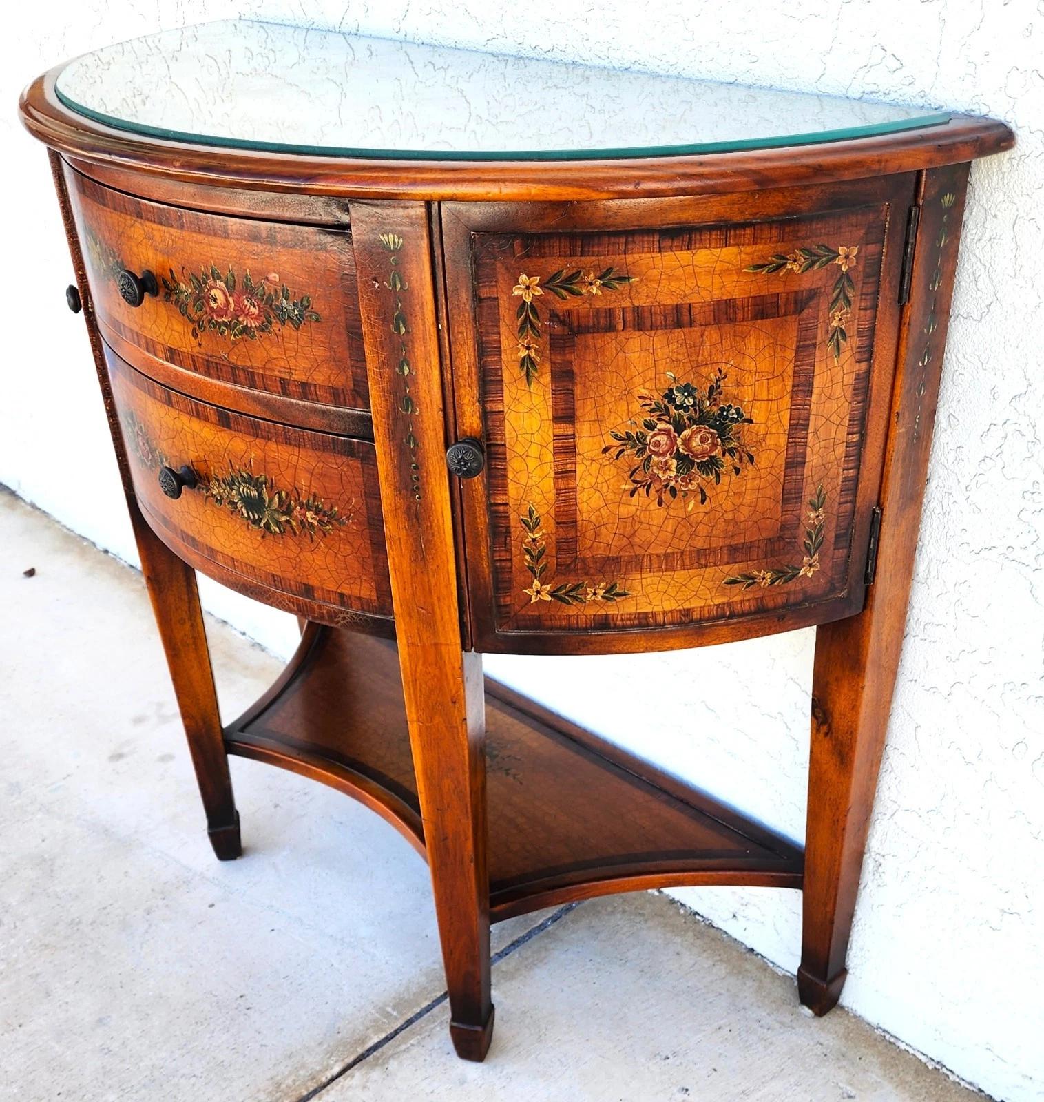 Theodore Alexander Demilune Mesa Consola Aparador Armario finales del siglo XX en venta