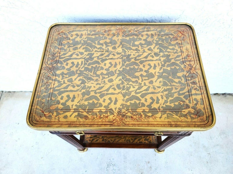 Theodore Alexander Eglomise Collection Side End Occasional Table at 1stDibs