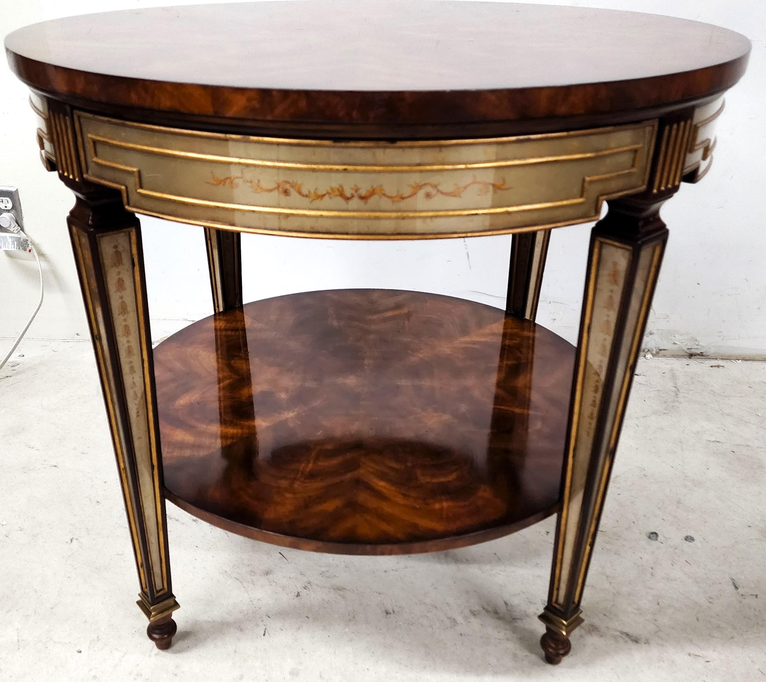 Theodore Alexander Table d'appoint centrale Eglomise  5