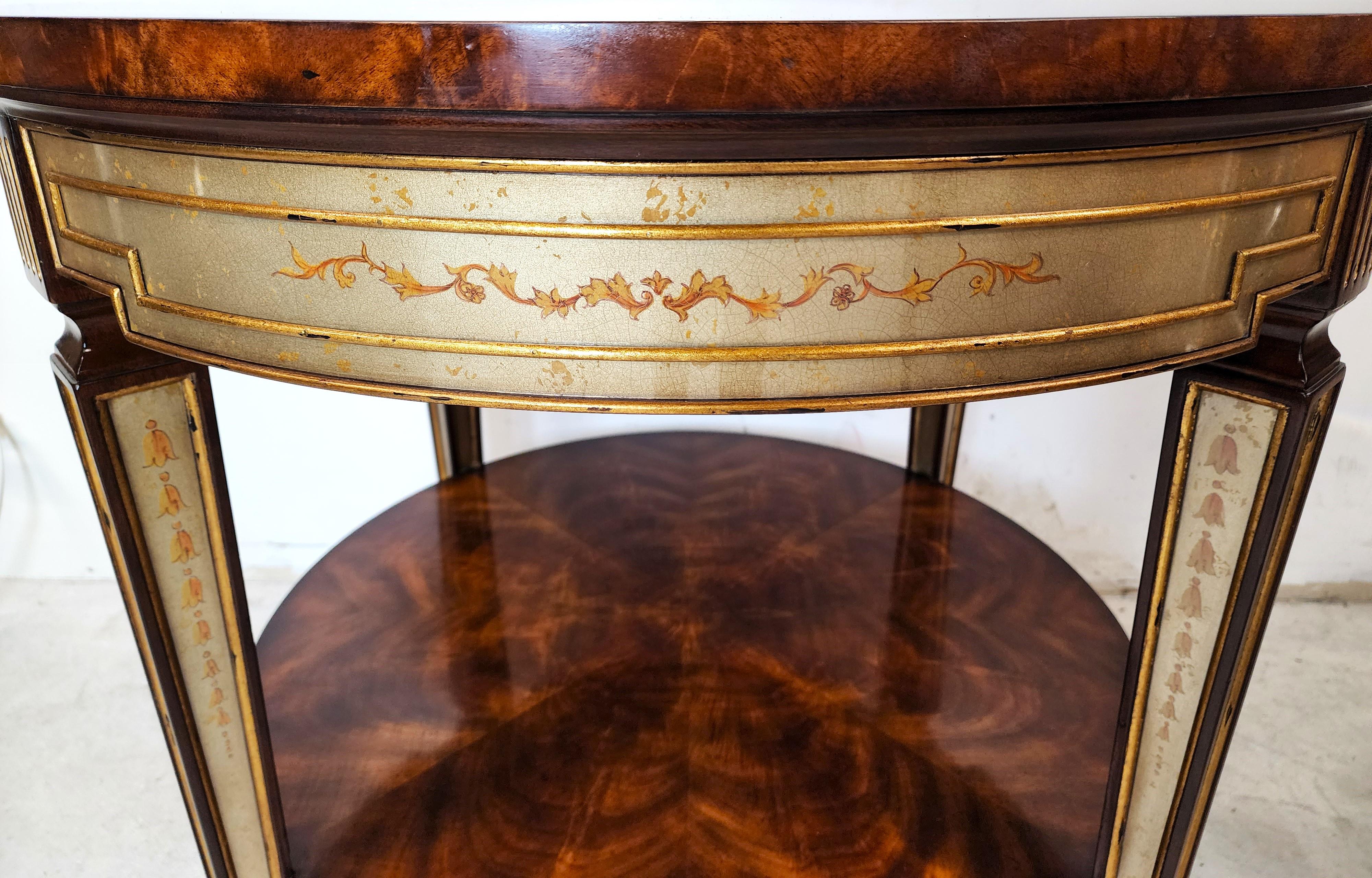 Theodore Alexander Eglomise Occasional Center Side Table 1