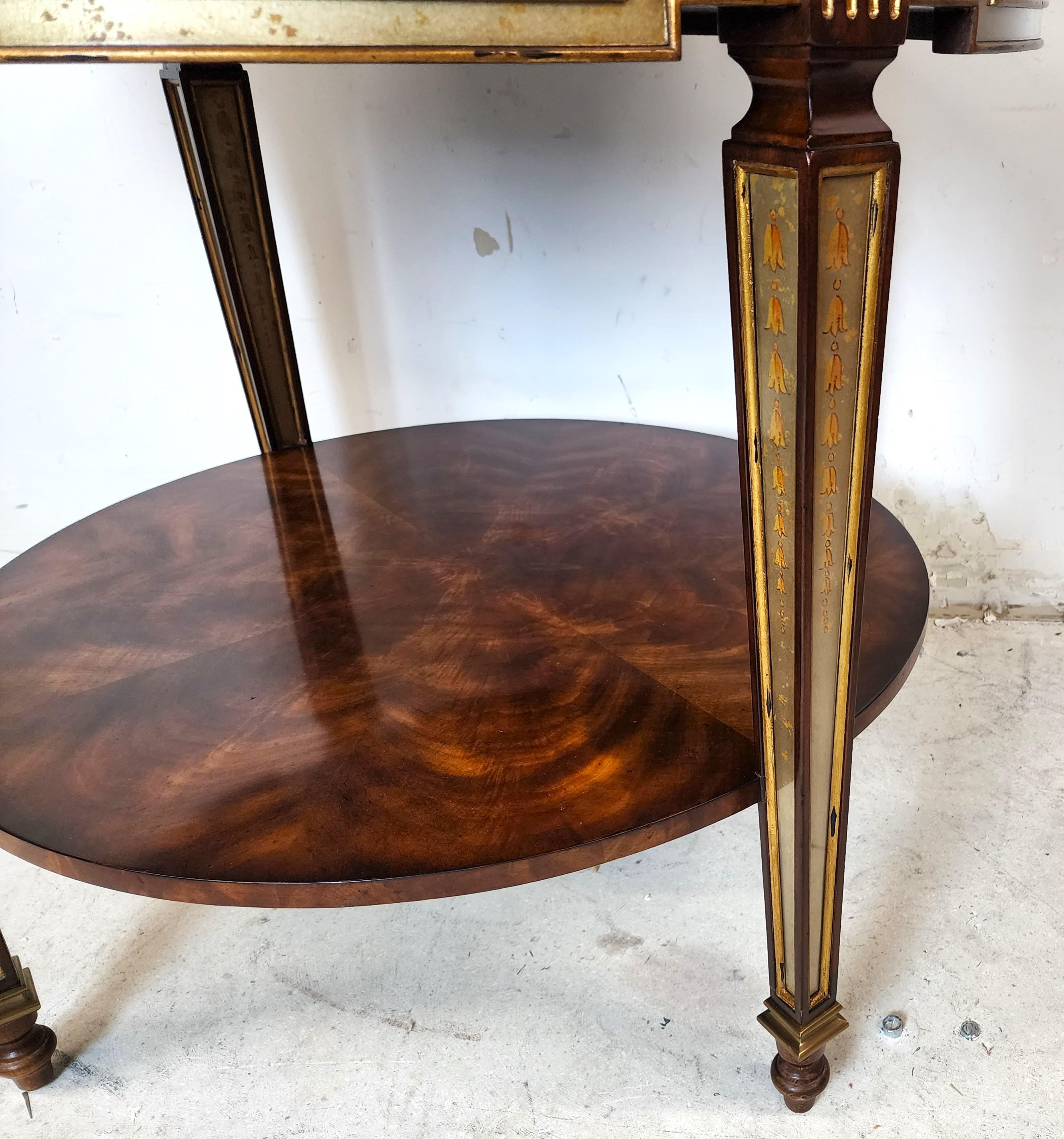 Theodore Alexander Eglomise Occasional Center Side Table 2