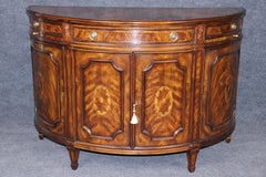 Theodore Alexander English Style Demilune Commode Chest of Drawers