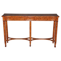 Theodore Alexander Tavolo Console a Tre Cassetti in Stile Inglese Tavolo da Divano