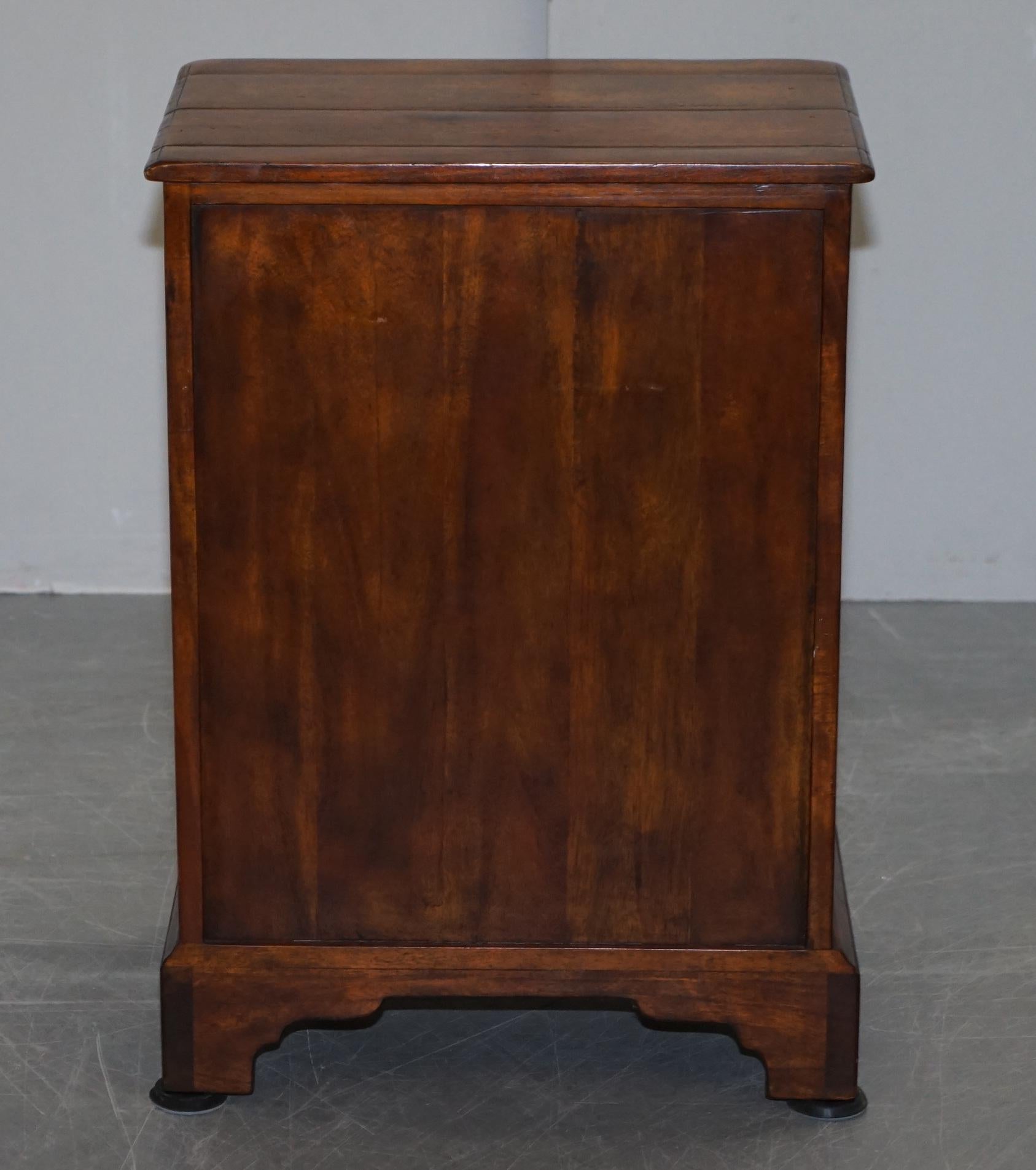 Theodore Alexander Faux Book Fronted Side End Wine Table Butlers Tray Drawers 2