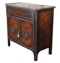 Theodore Alexander French Louis XVI Flame Mahogany Althorp Cabinet Chest Console