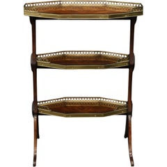 Theodore Alexander For Hickory Chair Regency Style Tiered Butler’s Side Table