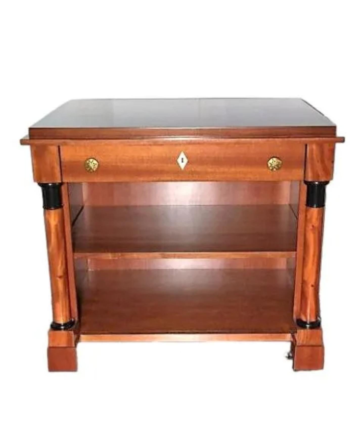 Theodore Alexander French Empire Style Mahogany Josef Nightstand Table 6