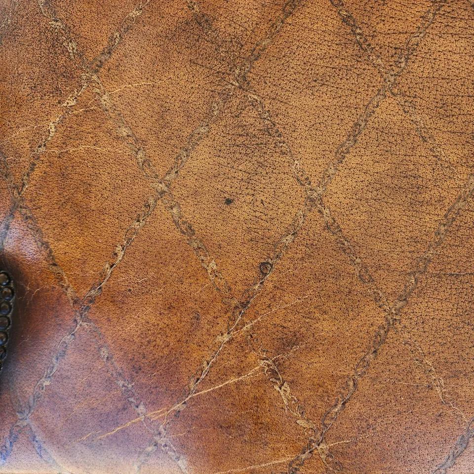 Theodore Alexander French Louis XV Leather Arm Chair For Sale 15