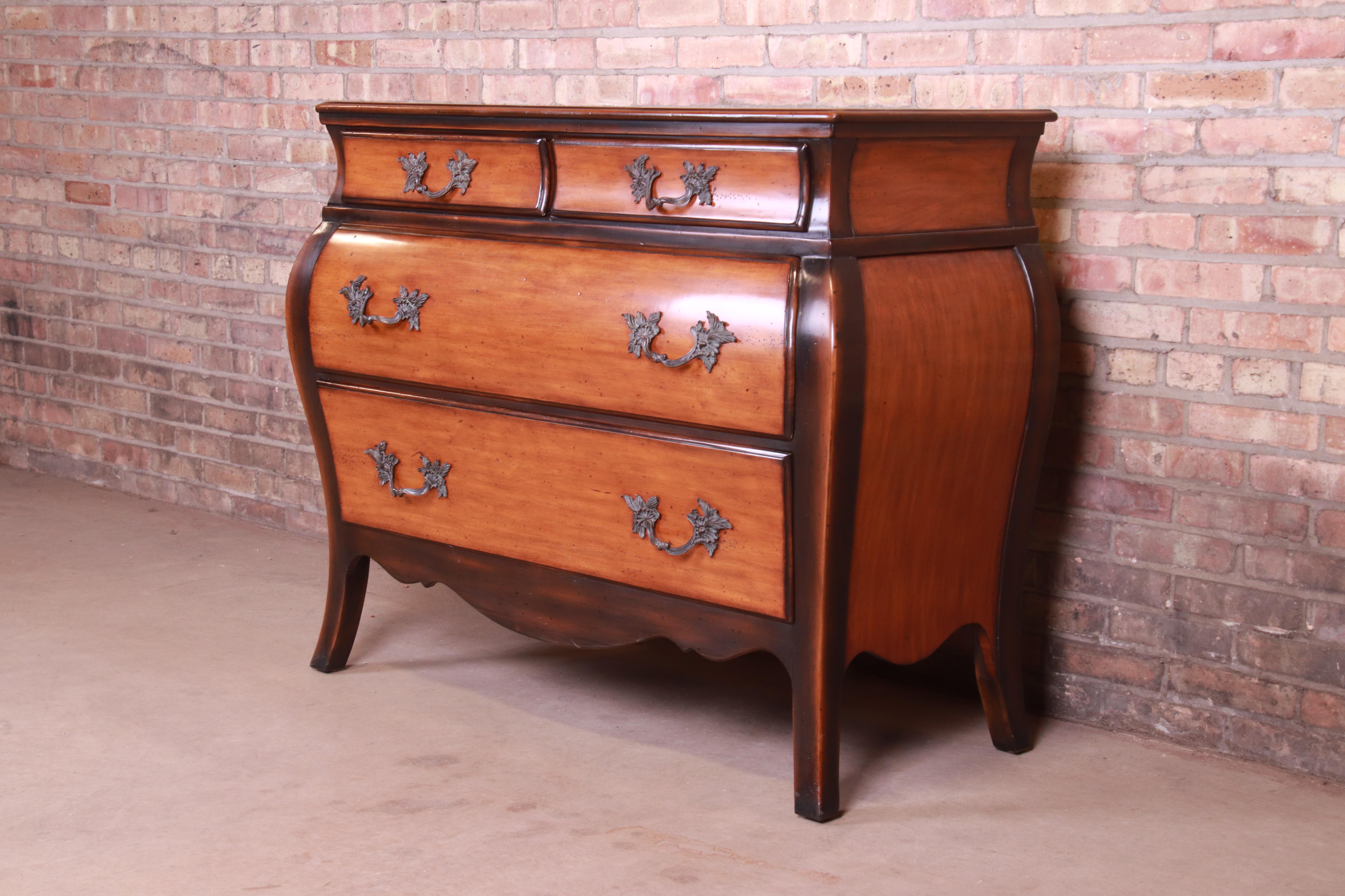 A gorgeous French Provincial Louis XV style Bombay chest dresser or commode

By Theodore Alexander 