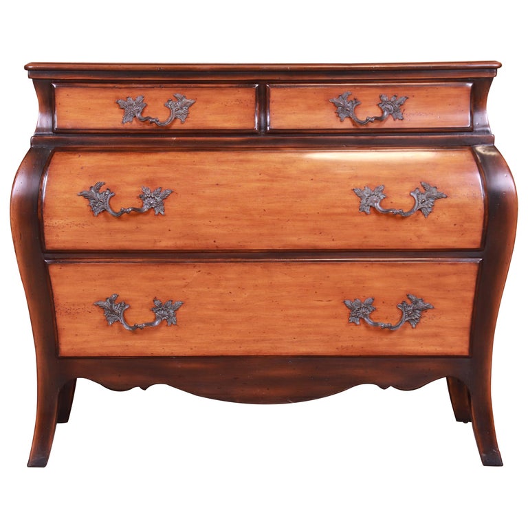 Baker Furniture French Provincial Oak Bombay Chest or Commode at 1stDibs