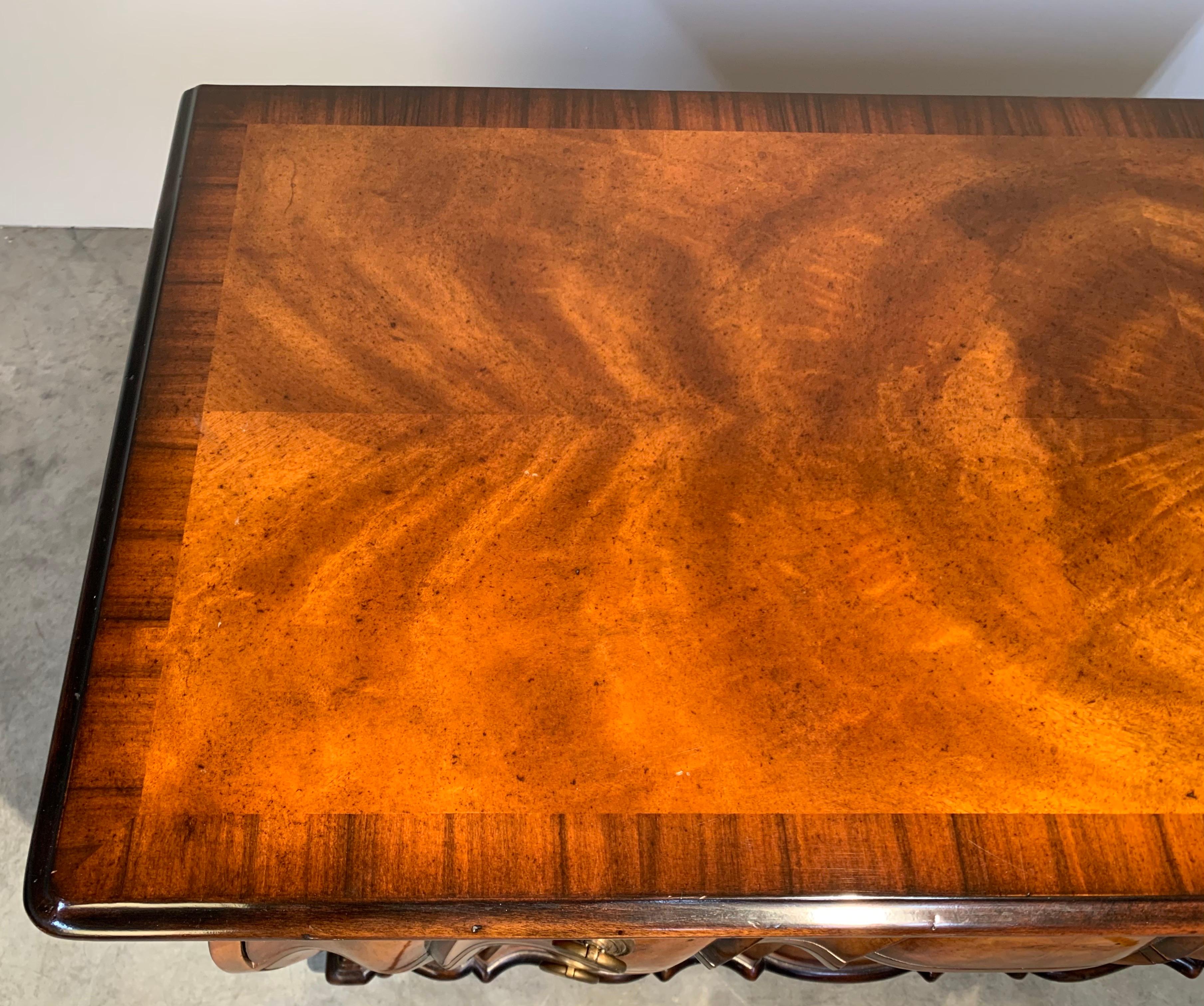 Late 20th Century Theodore Alexander French Provincial Sculptural Wavy Commode Chest of Drawers